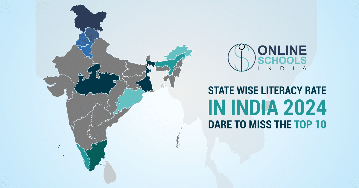 State Wise Literacy Rate in India 2024