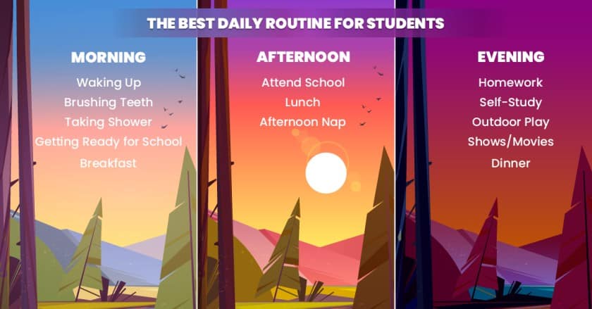 The Best Daily Routine of Student 