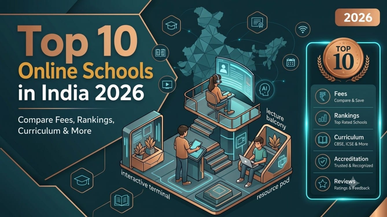 Best & Most Popular Online Schools in India 2026- Fees, Curriculum